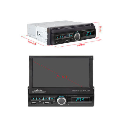 1 Din Universal Car Player Retractable Touch Screen Autoradio 7 Inch